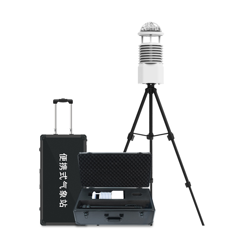 Small portable meteorological station