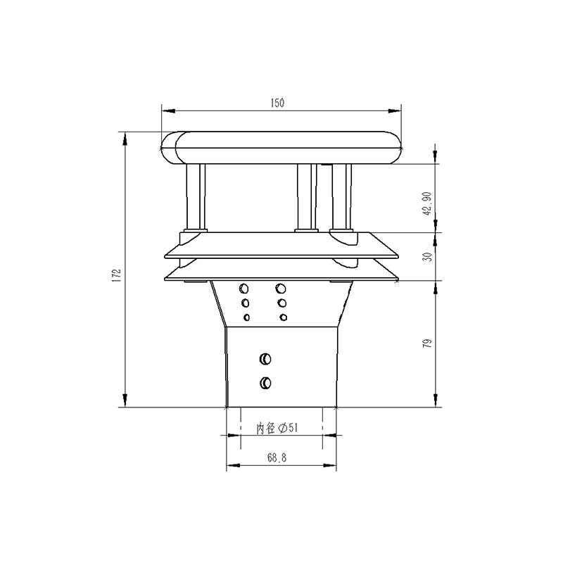 Ultrasonic anemometer