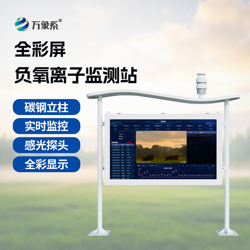 Negative oxygen ion online monitoring station