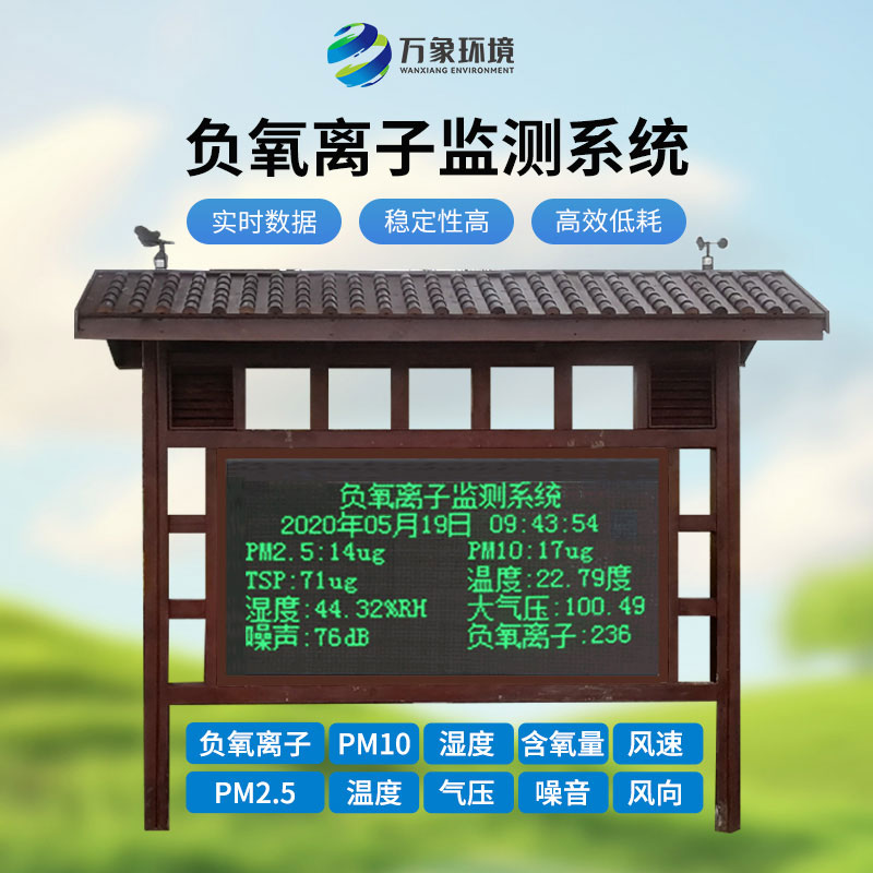 空氣負氧離子監(jiān)測站