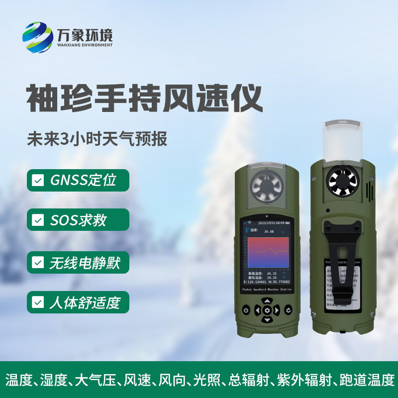 可穿戴手持風速儀