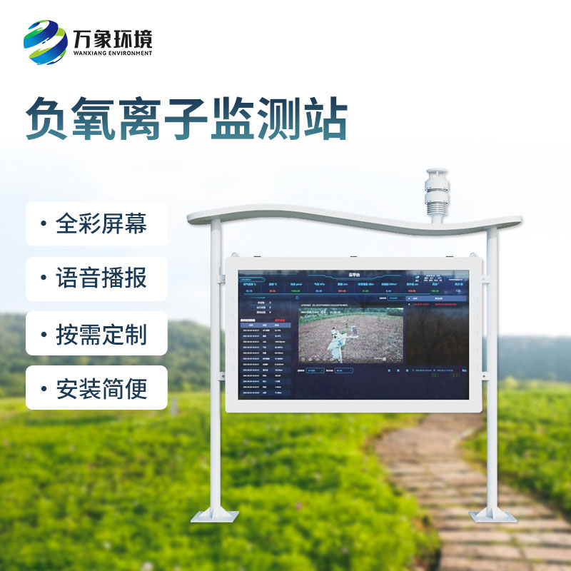 彩屏負氧離子監測站