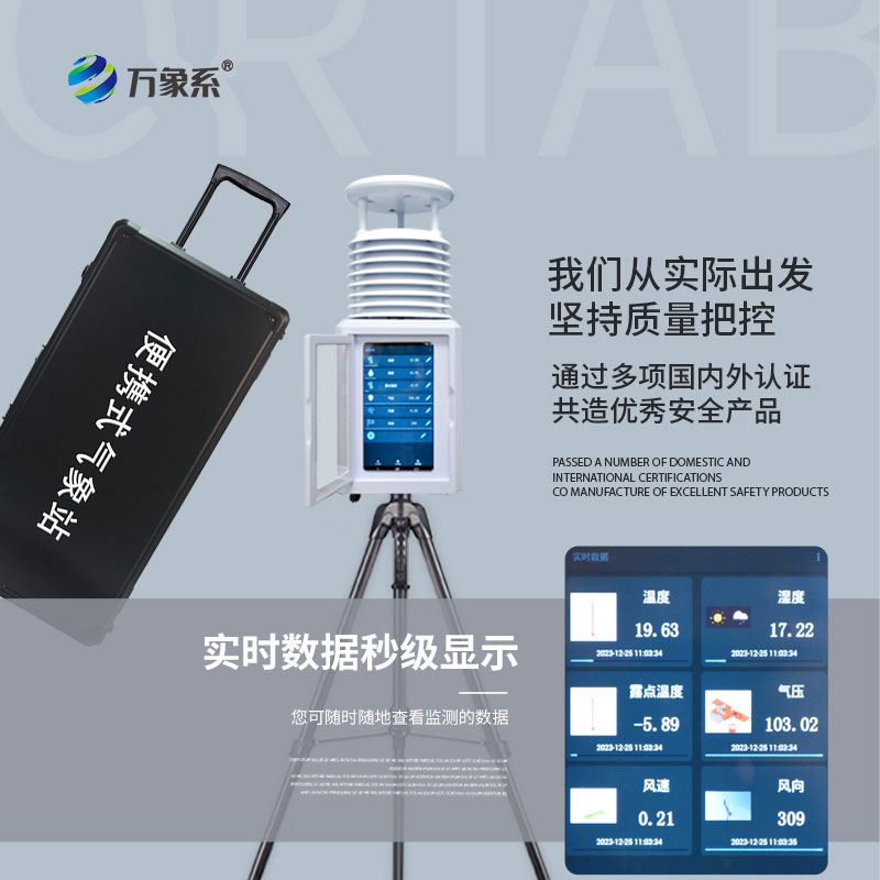 小型便攜式自動氣象站