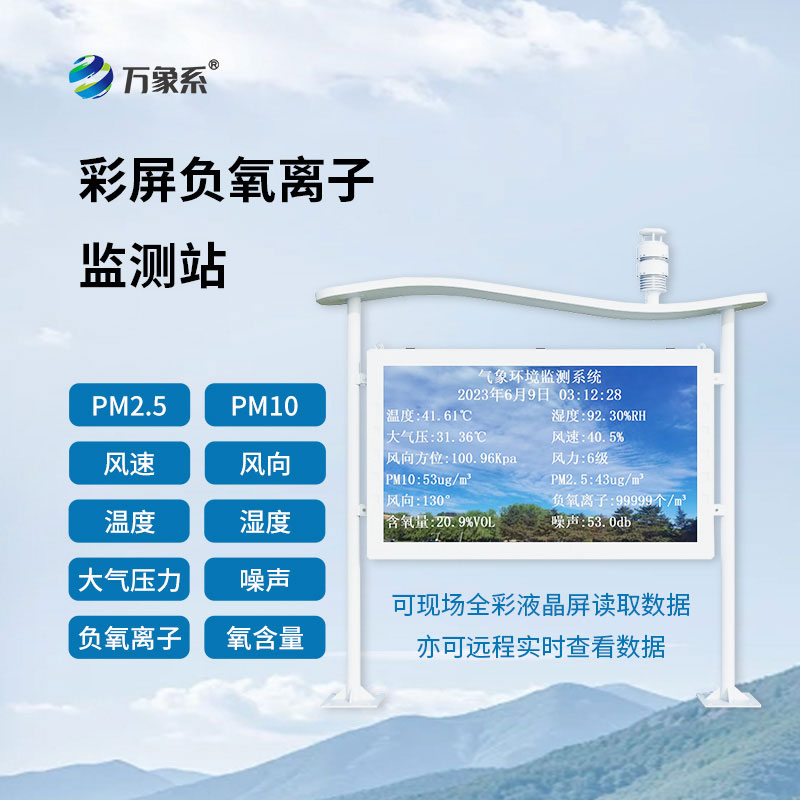 一屏監測森氧活力，森林公園負氧離子監測系統讓優質生態看得見