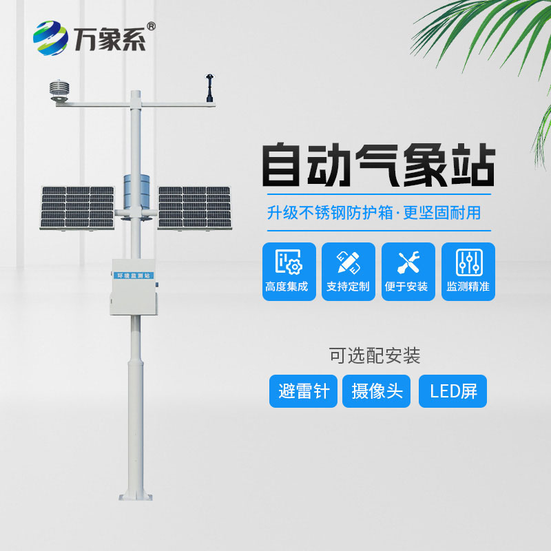 八要素氣象環境監測站：全域感知氣象，筑牢多維管護防線